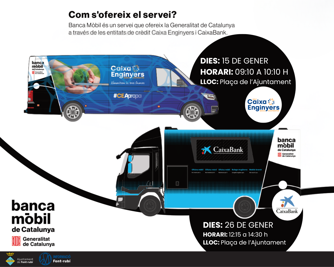 Banca M&ograve;bil del gener a Font-rub&iacute;!