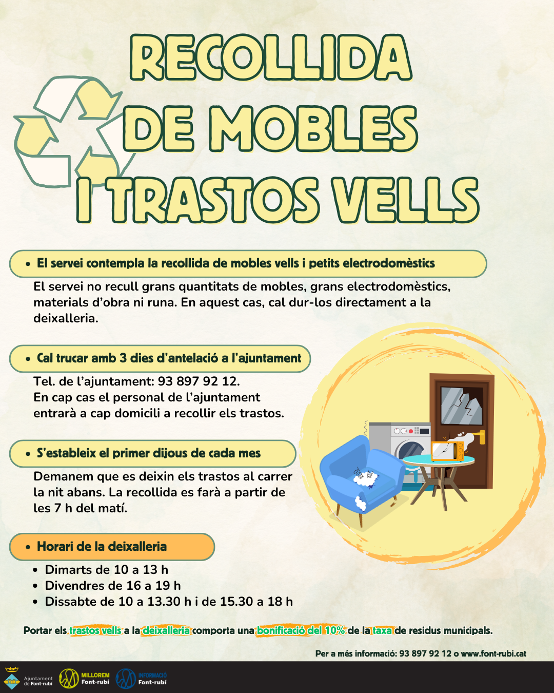 Recollida  de mobles i trastos vells