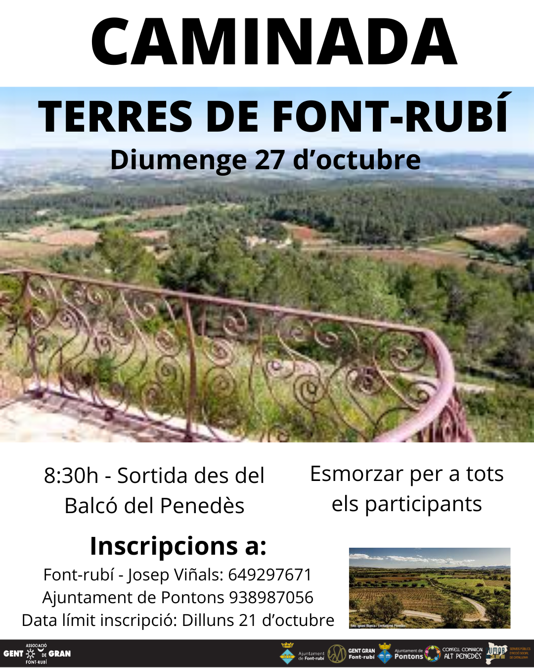 Caminada per terres de Font-rubí