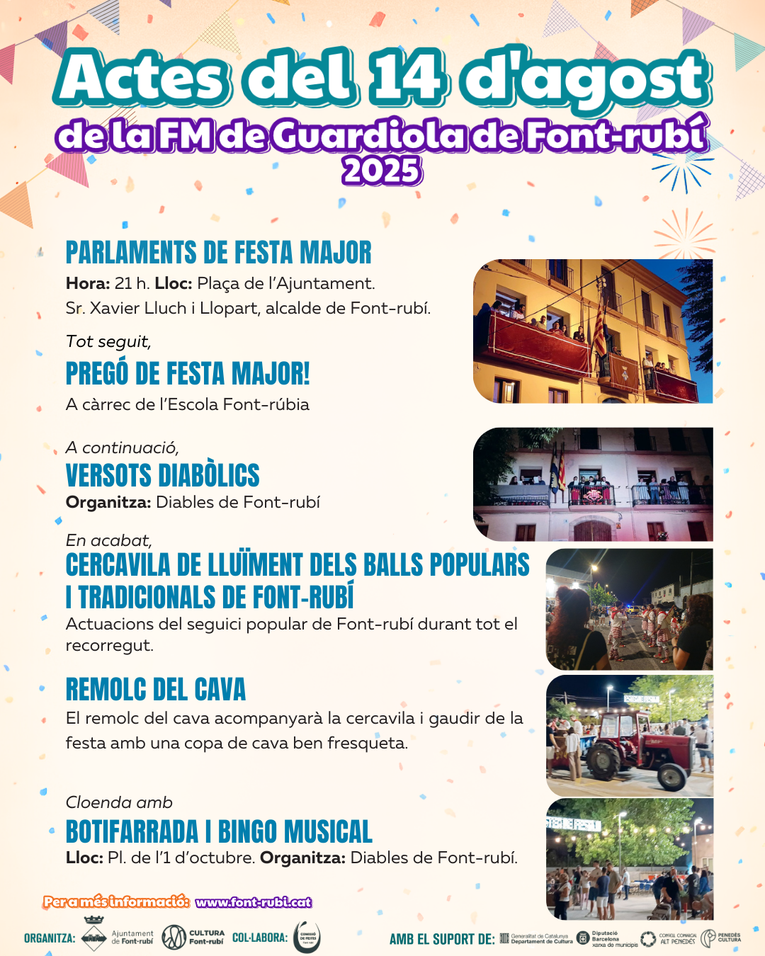 Festa Major de Guardiola de Font-rubí - 14 d'agost!