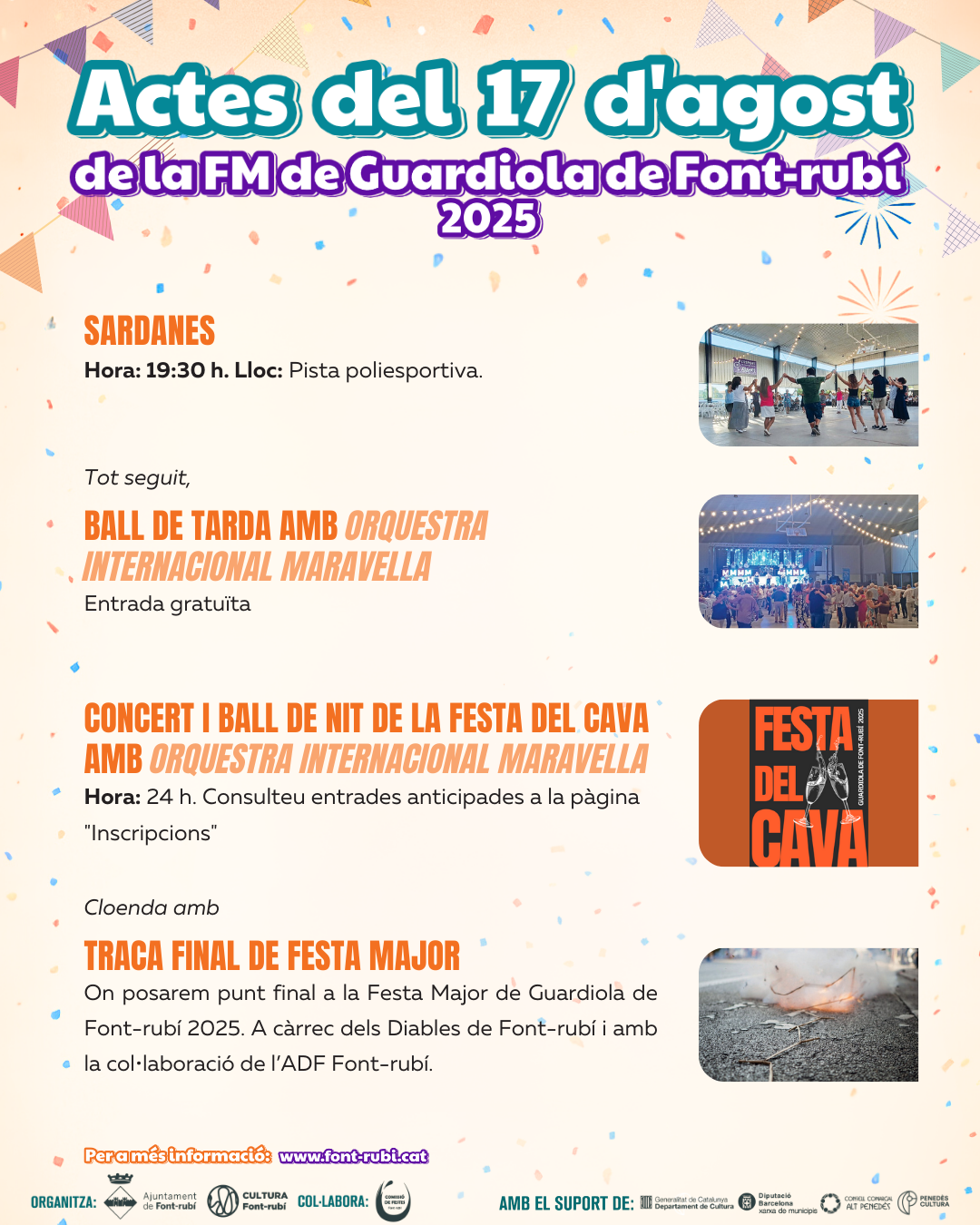 Festa Major de Guardiola de Font-rubí - 17 d'agost!
