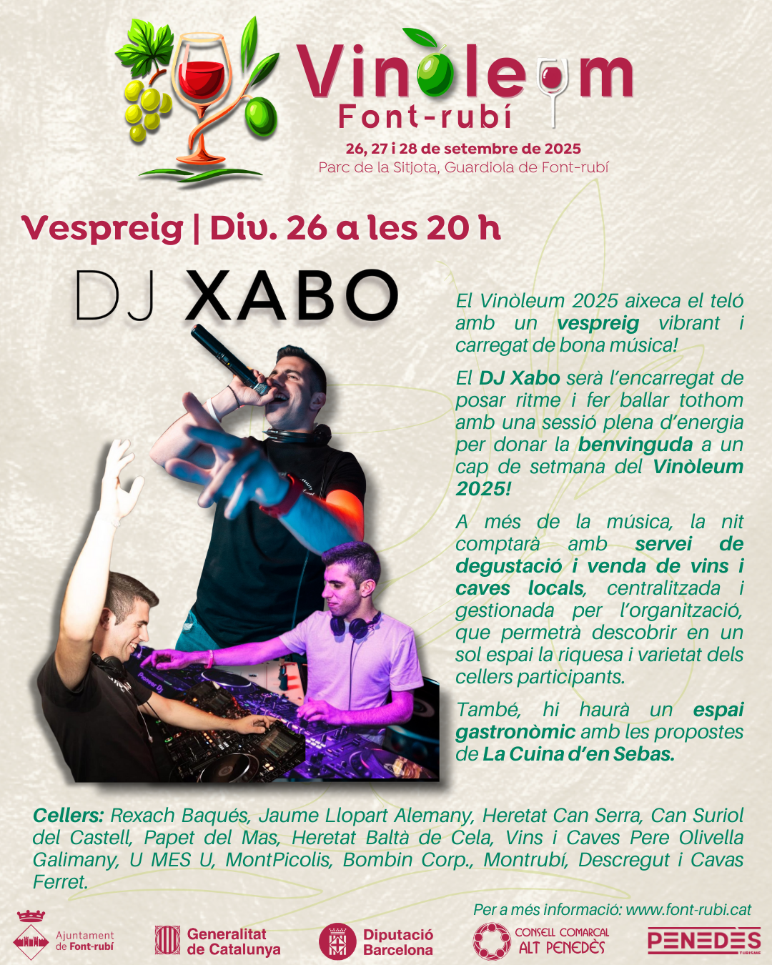 Vespreig Vinòleum 2025 | DJ Xabo